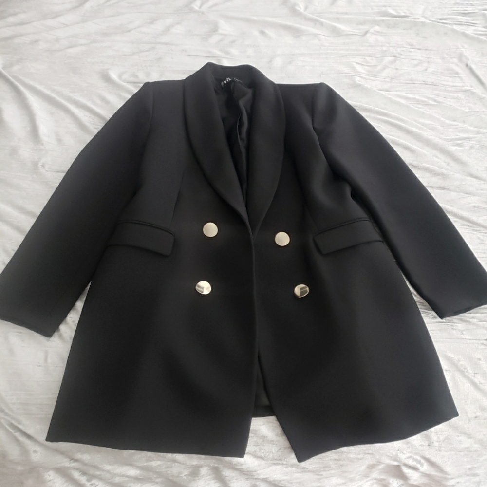 womens black blazer